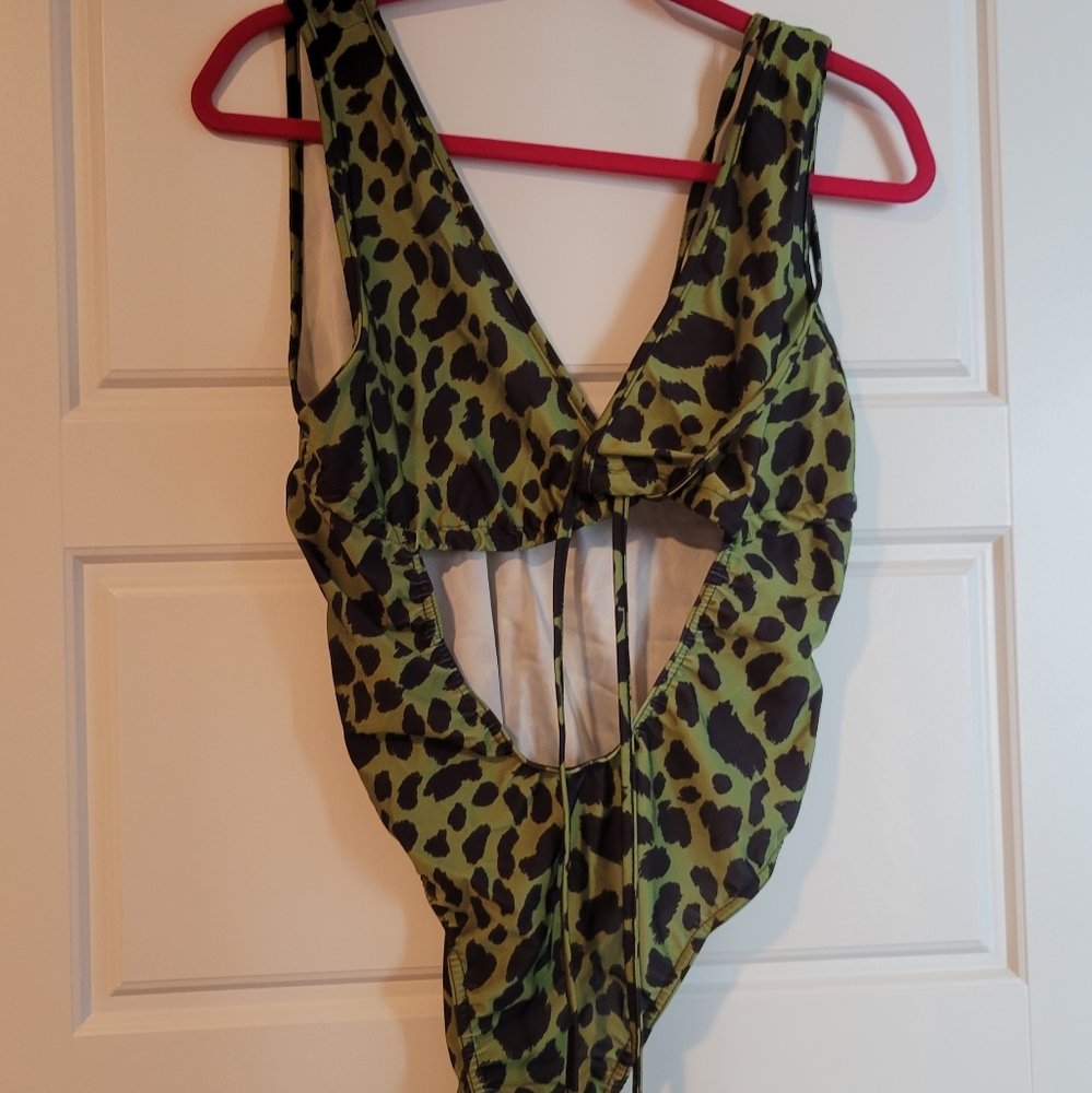 animal print monokini size 12 Pretty Little Thing brand new with tags